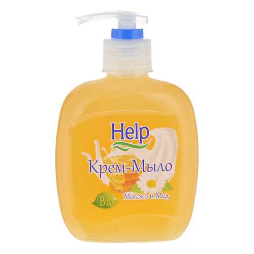 Жидкое мыло HELP Молоко и мед 300мл в Магнит Косметик
