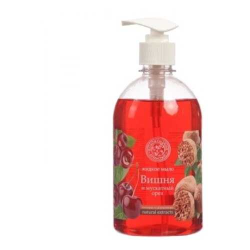 Жидкое мыло КОЛОКОЛЬЧИК natural extracts «Вишня и Мускатный орех» 500 мл в Магнит Косметик