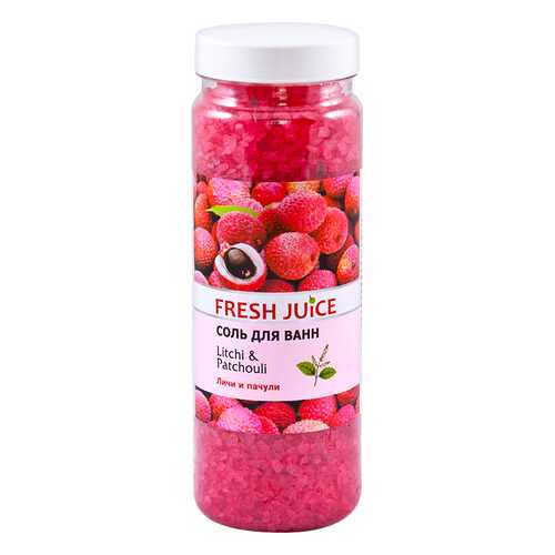 Соль для ванн Fresh Juice «Litchi & Patchouli” 700 гр в Магнит Косметик