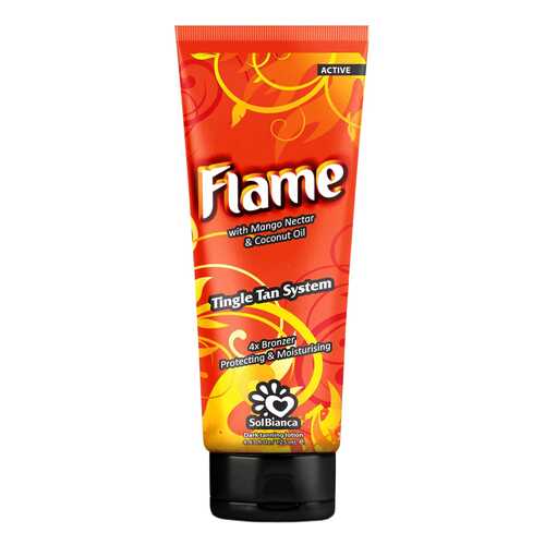 Крем для загара в солярии SolBianka Flame с нектаром манго 125 мл в Магнит Косметик