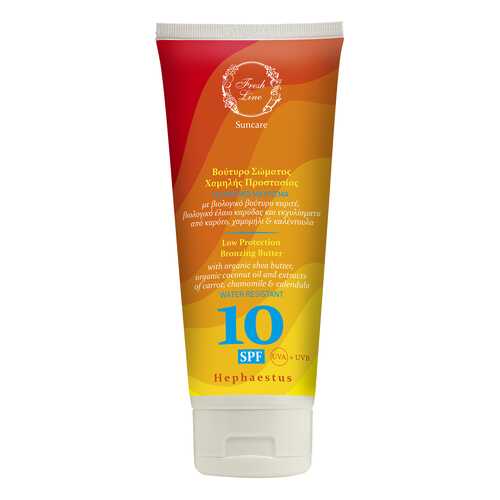 Масляный крем Fresh Line Hephaestus Low Protection Bronzing Butter SPF 10 200 г в Магнит Косметик