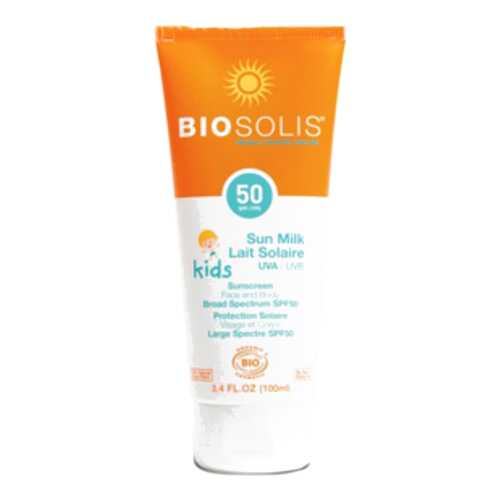 Молочко детское солнцезащитное для лица и тела Biosolis SPF 50+ 100 мл в Магнит Косметик