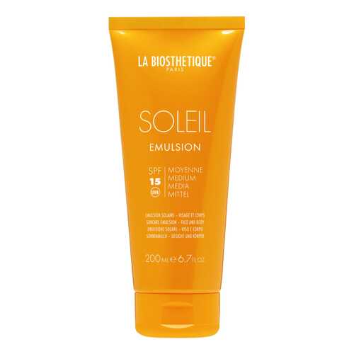 Солнцезащитное молочко La Biosthetique Emulsion SPF 15 Corps 200 мл в Магнит Косметик