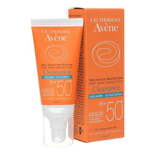 Солнцезащитное средство Avene Cleanance Solaire SPF 50 50мл в Магнит Косметик