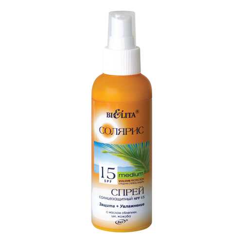 Солнцезащитное средство Bielita С маслом облепихи SPF 15 145 мл в Магнит Косметик