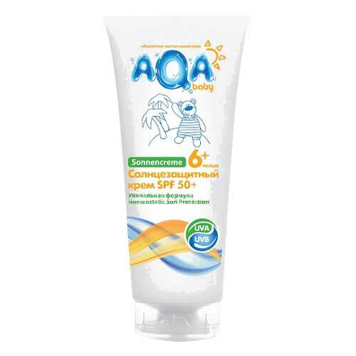 Солнцезащитное средство для детей AQA baby Крем (SPF 50+) 75 мл в Магнит Косметик