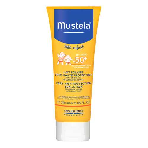 Солнцезащитное средство для детей MUSTELA Sun SPF 50+ 200 мл в Магнит Косметик