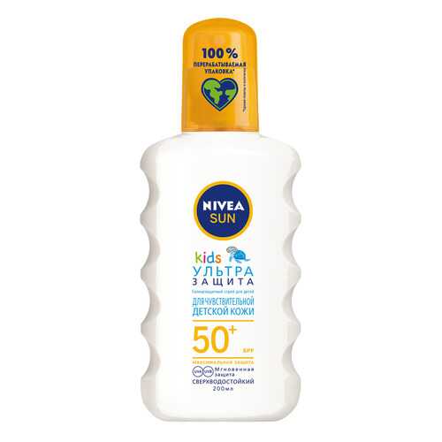 Солнцезащитное средство для детей NIVEA SUN Kids Ультра защита 200 мл в Магнит Косметик