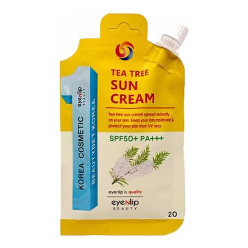 Солнцезащитное средство Eyenlip Tea Tree Sun Cream SPF50+ PA+++ 20 г в Магнит Косметик