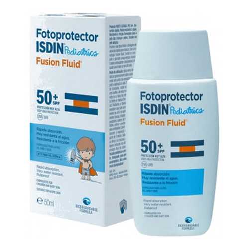 Солнцезащитное средство Isdin Fotoprotector Fusion Water Pediatrics SPF50+ 50 мл в Магнит Косметик