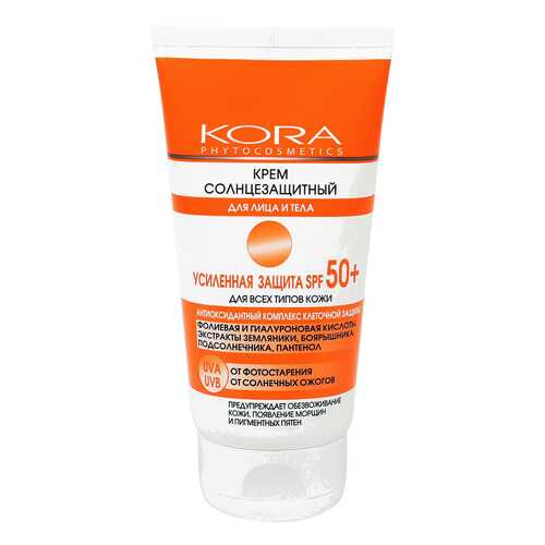 Солнцезащитное средство Kora Усиленная защита SPF 50+ 150 мл в Магнит Косметик