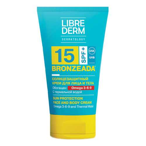 Солнцезащитное средство Librederm Bronzeada SPF 15 150 мл в Магнит Косметик