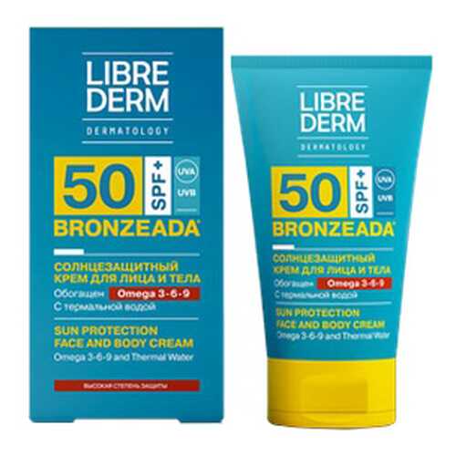 Солнцезащитное средство Librederm C Омега 3-6-9 SPF 50 150 мл в Магнит Косметик