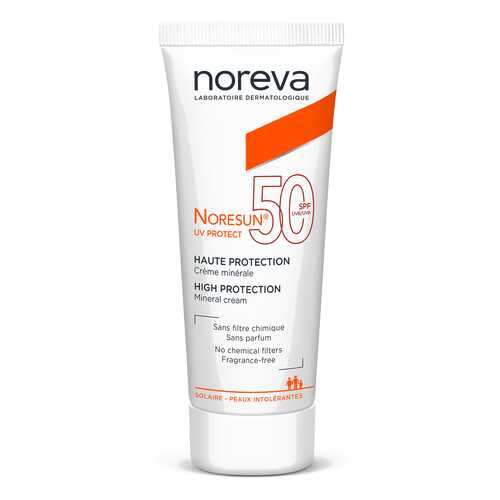 Солнцезащитное средство Noreva Noresun UV Protect Mineral Cream SPF50 40мл в Магнит Косметик