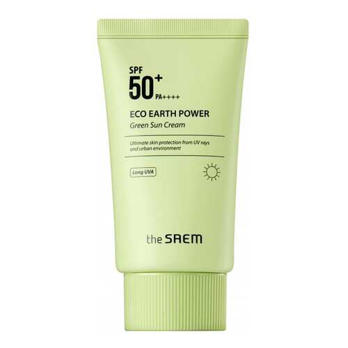 Солнцезащитное средство The Saem Eco Earth Power Green Sun Cream 50 мл в Магнит Косметик