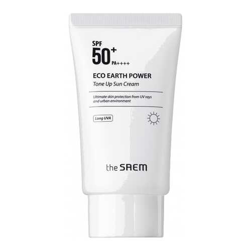 Солнцезащитное средство The Saem Eco Earth Power Tone Up Sun Cream 50 мл в Магнит Косметик