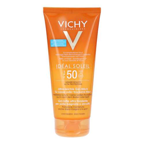 Солнцезащитное средство Vichy Ideal Soleil Wet Gel-Milch SPF50 200 мл в Магнит Косметик