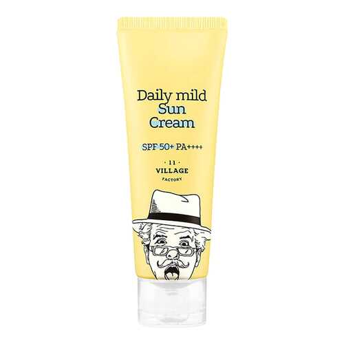 Солнцезащитное средство Village 11 Factory Daily Mild Sun Cream Spf 50+ Pa++++ 25 мл в Магнит Косметик