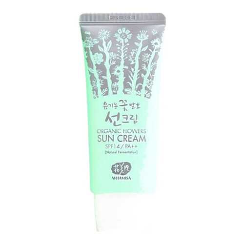 Солнцезащитное средство Whamisa Organic Flowers Sun Cream SPF 14 в Магнит Косметик