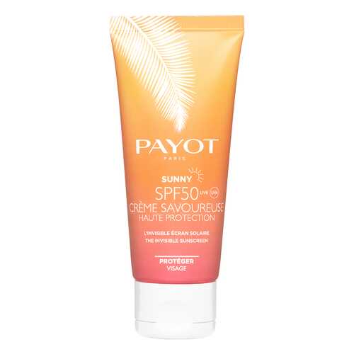 Солнцезащитный крем для лица Payot Sunny Creme Savoureuse Haute Protection SPF 50 50 мл в Магнит Косметик