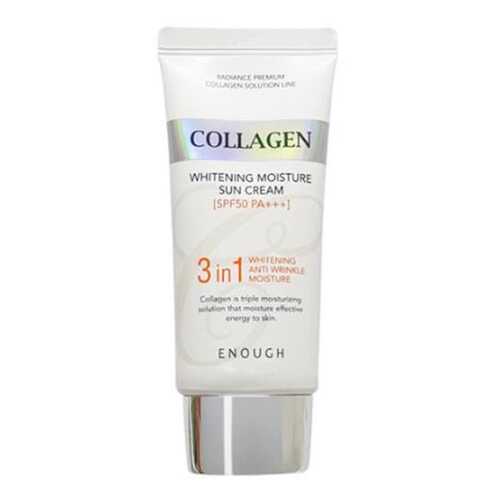 Солнцезащитный крем ENOUGH Collagen 3 in1 Whitening Moisture Sun Сream SPF50 PA+++ 50г в Магнит Косметик