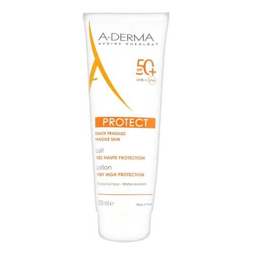 Солнцезащитный лосьон A-Derma Protect Lait Tres Haute Protection SPF50+ 250 мл в Магнит Косметик