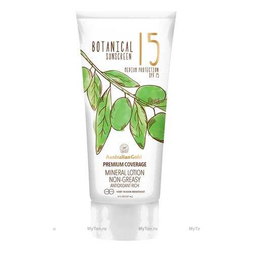 Солнцезащитный лосьон Australian Gold Botanical Sunscreen SPF 15, 147 мл в Магнит Косметик