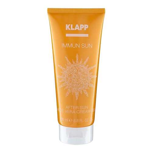 Успокаивающий крем-гель после загара Klapp Immun Sun After Sun Aloe Vera 200 мл в Магнит Косметик