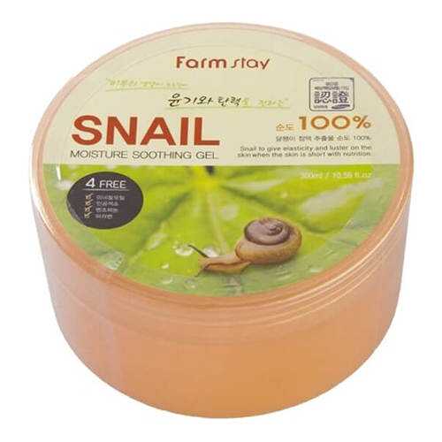 Гель для тела FarmStay MOISTURE SOOTHING GEL SNAIL 300мл в Магнит Косметик