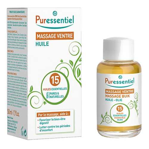 Комплекс масел Puressentiel для массажа живота, 15 эфирных масел, 50 мл в Магнит Косметик
