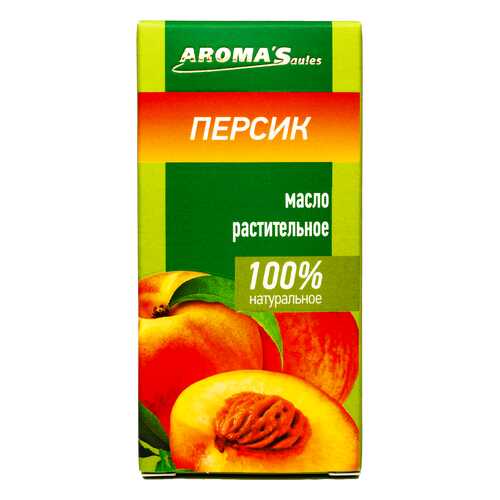 Масло AROMA'Saules растительное косметическое Персик 30 мл в Магнит Косметик