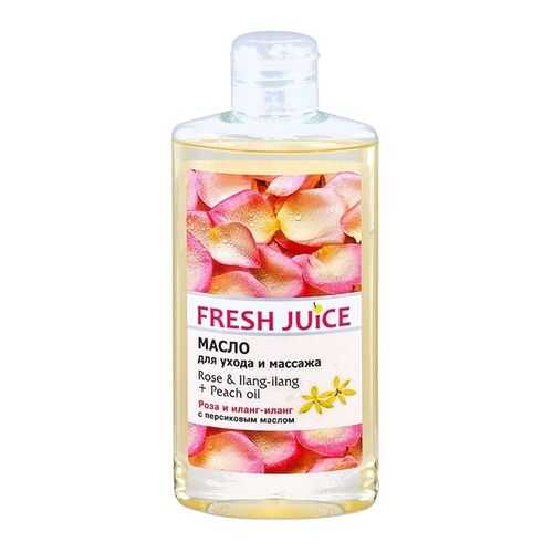 Масло для массажа Fresh Juice Rose&Ilang-Ilang+Peach Fresh Juice 150 мл в Магнит Косметик