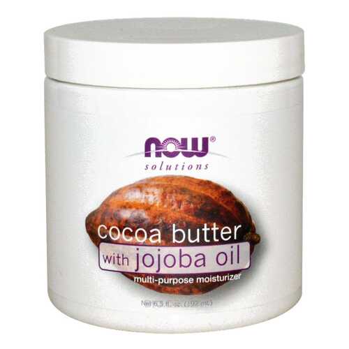 Масло для тела Now Foods Cocoa Butter With Jojoba Oil, 192 мл в Магнит Косметик