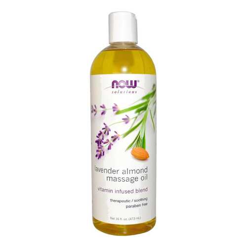 Масло для тела Now Lavender Almond Massage Oil 473 мл в Магнит Косметик