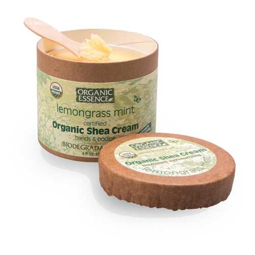 Органический крем ши (Карите) Лемонграсс и мята Organic Essence 118 мл в Магнит Косметик