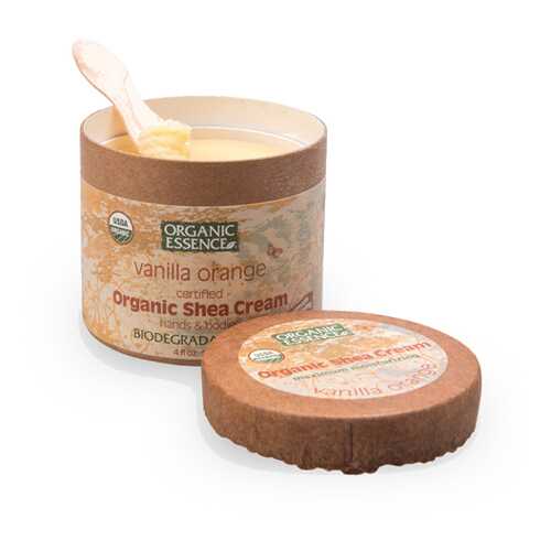 Органический крем ши (Карите) Ваниль и апельсин Organic Essence 118 мл в Магнит Косметик