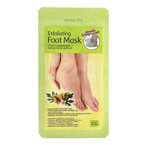 Маска для ног Skinlite Exfoliating Foot Mask Размер 35-40 1 пара в Магнит Косметик