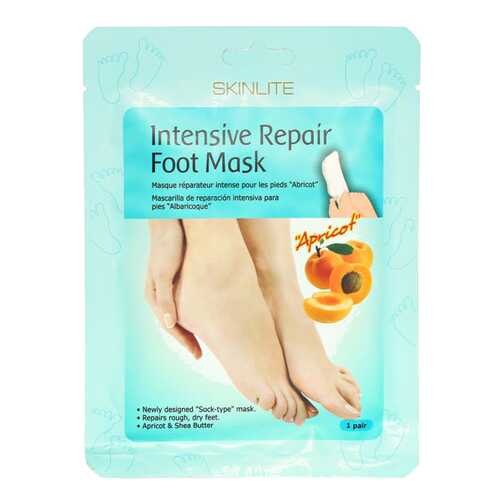 Маска для ног Skinlite Intensive Repair Foot Mask Apricot в Магнит Косметик