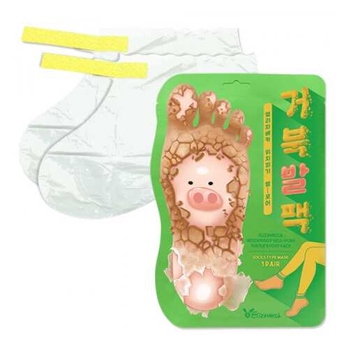 Пилинг-носочки Elizavecca Witch Piggy Hell Pore turtle's foot pack 40гр в Магнит Косметик