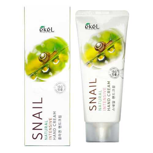 Крем для рук Ekel с Улиточным муцином Snail Natural Intensive Hand Cream 100мл в Магнит Косметик