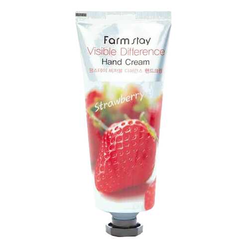 Крем для рук FarmStay Visible Difference Hand Cream Strawberry 100 мл в Магнит Косметик