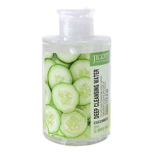 Мицеллярная вода Jigott Deep Cleansing Water Cucumber 530 мл в Магнит Косметик