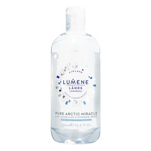 Мицеллярная вода Lumene Lahde Pure Arctic Miracle 3 in 1 Micellar Water 500 мл в Магнит Косметик