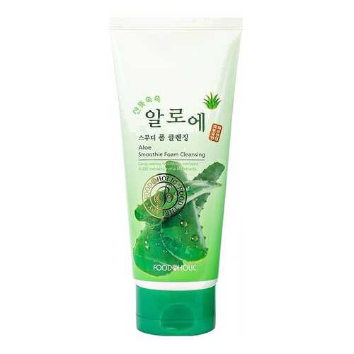 Очищающая пенка FoodaHolic Aloe Smoothie Foam Cleansing 180 мл в Магнит Косметик