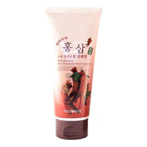Очищающая пенка FoodaHolic Red Ginseng Skin Relaxation Foam Cleansing 180 мл в Магнит Косметик