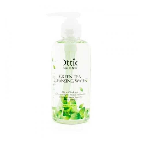 Очищающая вода с зеленым чаем Ottie green tea cleansing water 200 мл в Магнит Косметик