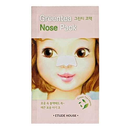 Патчи для очищения кожи Etude House Green Tea Nose Patch 0,65 г в Магнит Косметик