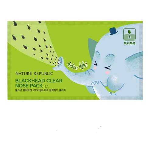 Патчи от чёрных точек Nature Republic Blackhead Clear Nose Pack (7EA) в Магнит Косметик