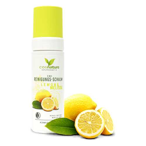 Пенка для лица Cosnature очищающая 3 в 1 Лимон и Мелисса, 150 мл в Магнит Косметик