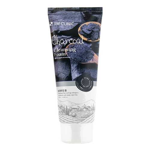 Пенка для умывания 3W Clinic Charcoal Foam Cleansing 100 мл в Магнит Косметик